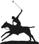 Polo Player Weathervane or Sign Profile - Laser cut 500mm